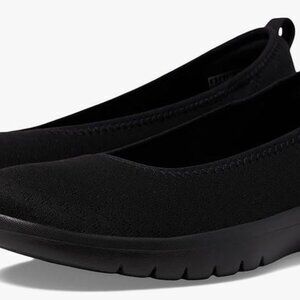 Skechers Women's Go Walk Lite Ballet Flat, Black Size 7